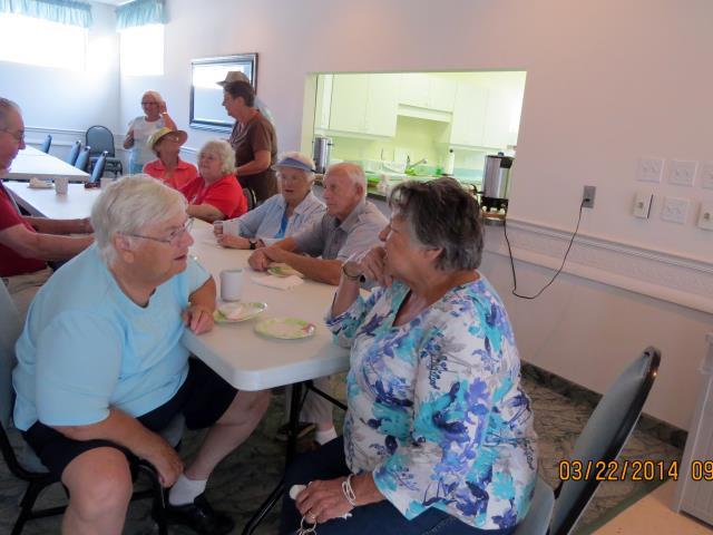 Coffee and Doughnuts with Muriel Lyon <br>
Photos by Nora Szabo - Slide 5