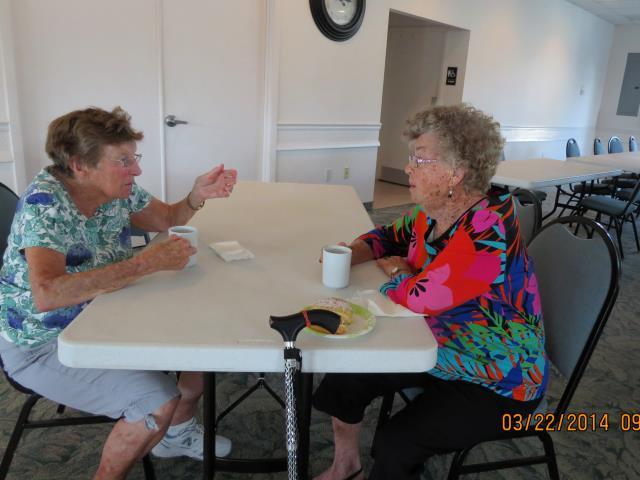 Coffee and Doughnuts with Muriel Lyon <br>
Photos by Nora Szabo - Slide 6