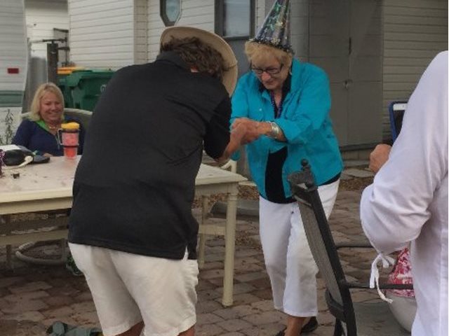 Norma Bishops Birthday Party on the Patio - Slide 23